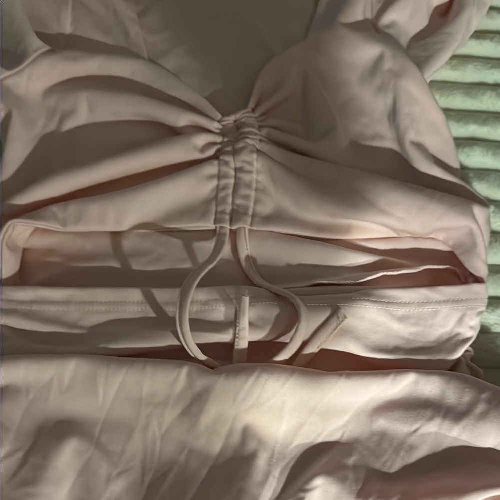 Pink Ruched Dress - Picture 2 of 3
